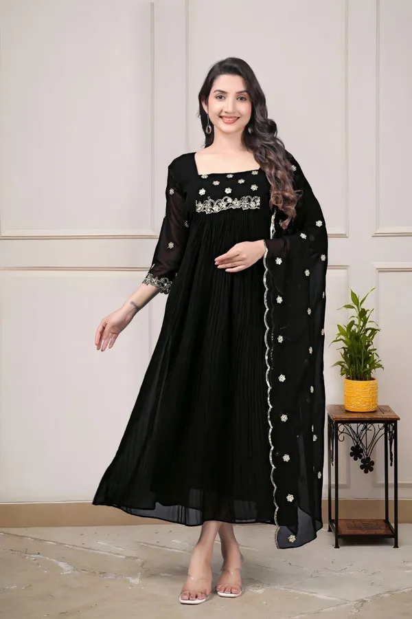 Black_Georgette_Embroidered_Anarkali_Set_With_Work_Dupatta_For_Women