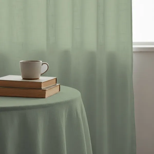 Light_Green_Poly_Linen_Textured_Sheer_Curtains_7_Feet_Long_With_Rod_Pocket_|_Semi-Transparent_Curtains_For_Home_Decor