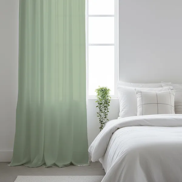 Light_Green_Poly_Linen_Textured_Sheer_Curtains_7_Feet_Long_With_Rod_Pocket_|_Semi-Transparent_Curtains_For_Home_Decor