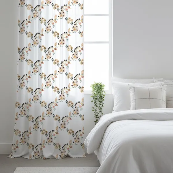 White_Cotton_Linen_Sheer_Curtains_7_Feet_Long_With_Rod_Pocket_|_Printed_Semi-Transparent_White_Curtains_For_Home_Decor