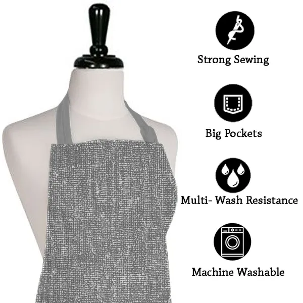 Grey_Polyester_Kitchen_Apron_With_Center_Pocket_|_Essential_Kitchen_Accessories_For_Women_And_Men_Grey
