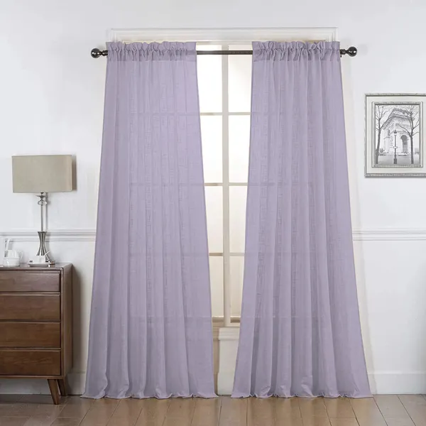 Lavender_Poly_Linen_Textured_Sheer_Curtains_7_Feet_Long_With_Rod_Pocket_|_Semi-Transparent_Curtains_For_Home_Decor