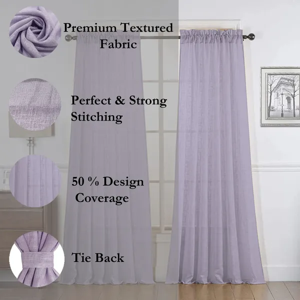 Lavender_Poly_Linen_Textured_Sheer_Curtains_7_Feet_Long_With_Rod_Pocket_|_Semi-Transparent_Curtains_For_Home_Decor