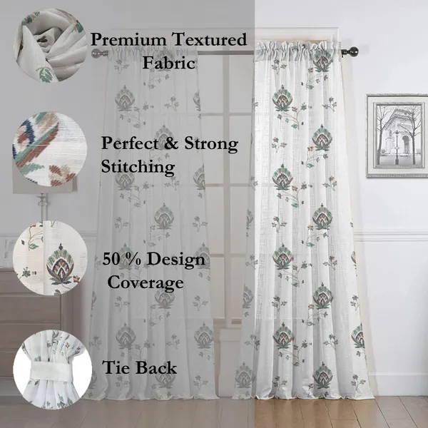 White_Cotton_Linen_Sheer_Curtains_7_Feet_Long_With_Rod_Pocket_|_Printed_Semi-Transparent_White_Curtains_For_Home_Décor