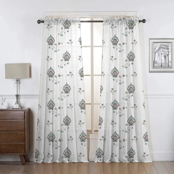White_Cotton_Linen_Sheer_Curtains_7_Feet_Long_With_Rod_Pocket_|_Printed_Semi-Transparent_White_Curtains_For_Home_Décor
