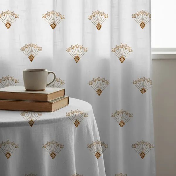 White_Cotton_Linen_Sheer_Curtains_7_Feet_Long_With_Rod_Pocket_|_Printed_Semi-Transparent_White_Curtains_For_Home_Decor