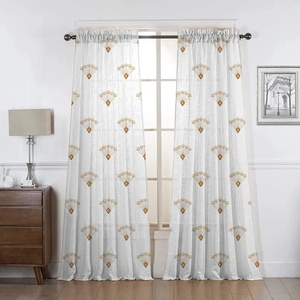 White_Cotton_Linen_Sheer_Curtains_7_Feet_Long_With_Rod_Pocket_|_Printed_Semi-Transparent_White_Curtains_For_Home_Decor