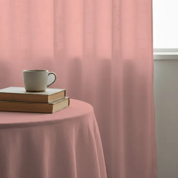 Light_Pink_Poly_Linen_Textured_Sheer_Curtains_7_Feet_Long_With_Rod_Pocket_|_Semi-Transparent_Curtains_For_Home_Decor