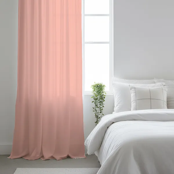 Light_Pink_Poly_Linen_Textured_Sheer_Curtains_7_Feet_Long_With_Rod_Pocket_|_Semi-Transparent_Curtains_For_Home_Decor