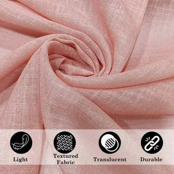 Light_Pink_Poly_Linen_Textured_Sheer_Curtains_7_Feet_Long_With_Rod_Pocket_|_Semi-Transparent_Curtains_For_Home_Decor