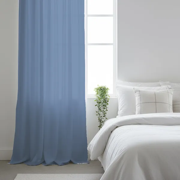 Light_Blue_Poly_Linen_Textured_Sheer_Curtains_7_Feet_Long_With_Rod_Pocket_|_Semi-Transparent_Curtains_For_Home_Decor