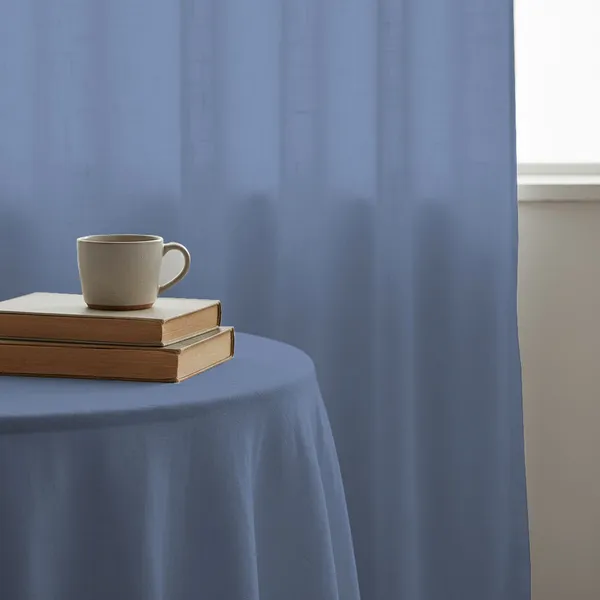 Light_Blue_Poly_Linen_Textured_Sheer_Curtains_7_Feet_Long_With_Rod_Pocket_|_Semi-Transparent_Curtains_For_Home_Decor