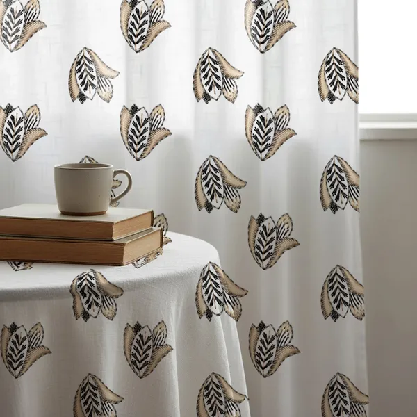 White_Cotton_Linen_Sheer_Curtains_7_Feet_Long_With_Rod_Pocket_|_Printed_Semi-Transparent_White_Curtains_For_Home_Decor