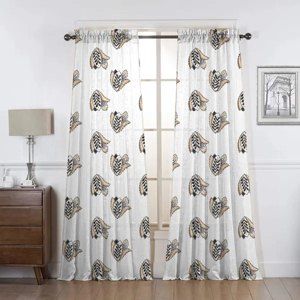 White_Cotton_Linen_Sheer_Curtains_7_Feet_Long_With_Rod_Pocket_|_Printed_Semi-Transparent_White_Curtains_For_Home_Decor