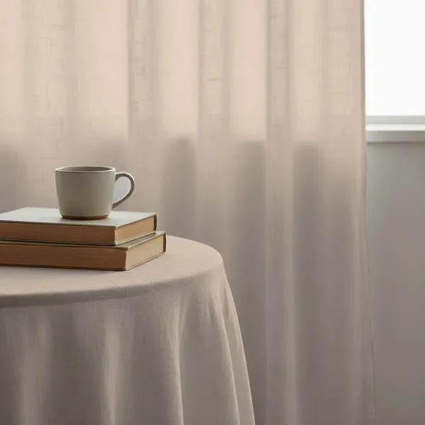 Beige_Poly_Linen_Textured_Sheer_Curtains_7_Feet_Long_With_Rod_Pocket_|_Semi-Transparent_Curtains_For_Home_Decor