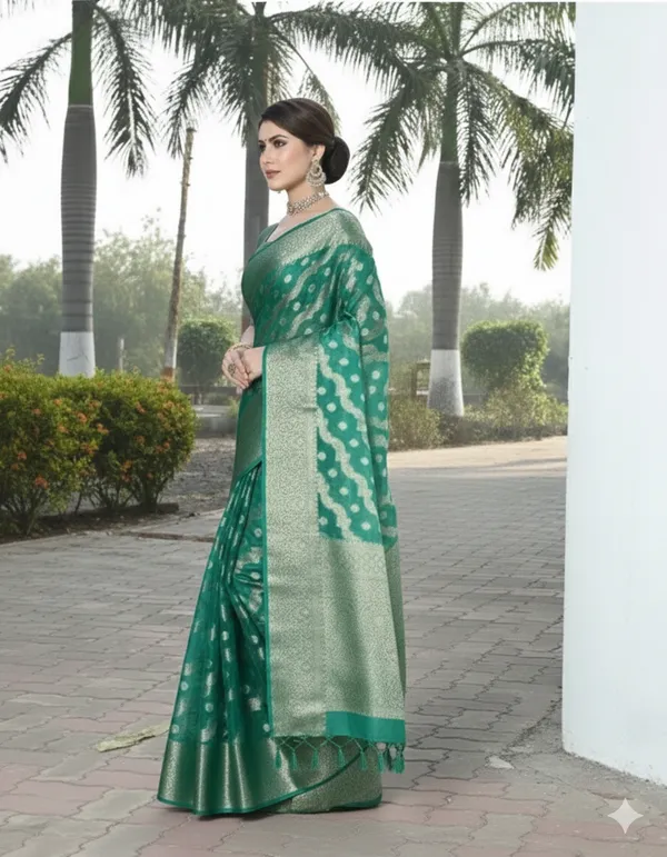 Green_Silk_Premium_Saree_For_Women