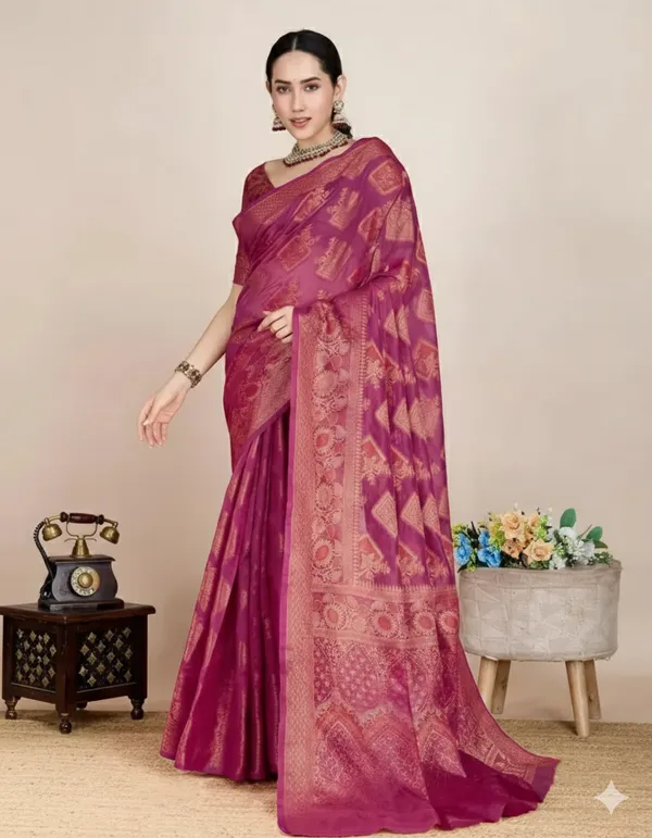 Pink_Silk_Premium_Saree_For_Women