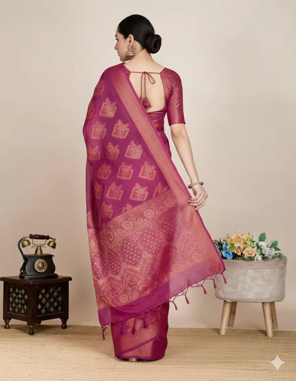 Pink_Silk_Premium_Saree_For_Women