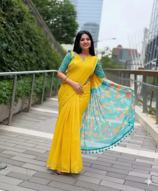 Yellow_Silk_Premium_Saree_For_Women
