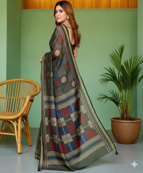 Multicolor_banarsi_silk_Premium_Saree_For_Women