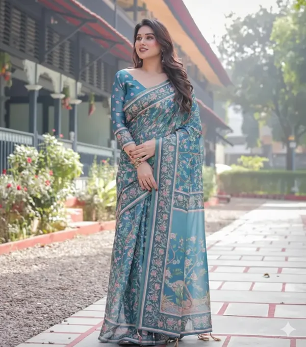 Blue_Silk_Premium_Saree_For_Women