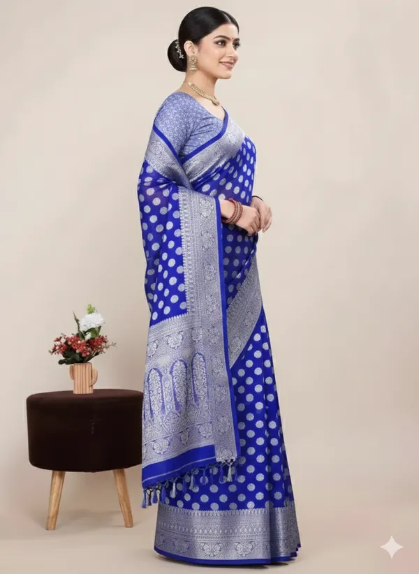 Blue_Silk_Premium_Saree_For_Women