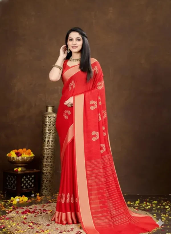Red_Silk_Premium_Saree_For_Women