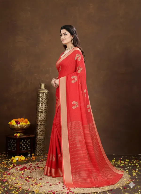Red_Silk_Premium_Saree_For_Women