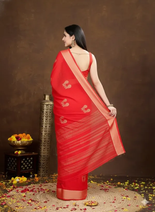 Red_Silk_Premium_Saree_For_Women