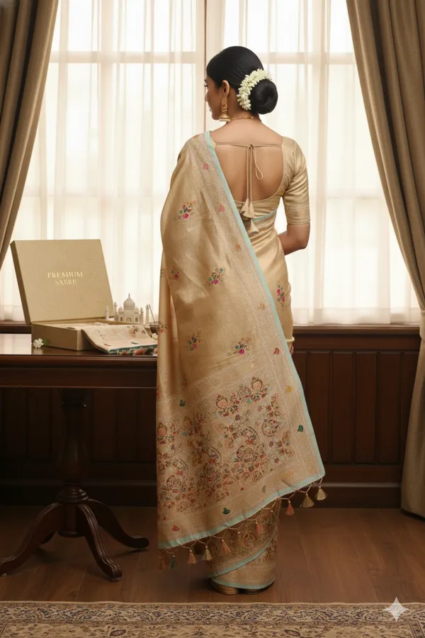 Beige_Silk_Premium_Saree_For_Women