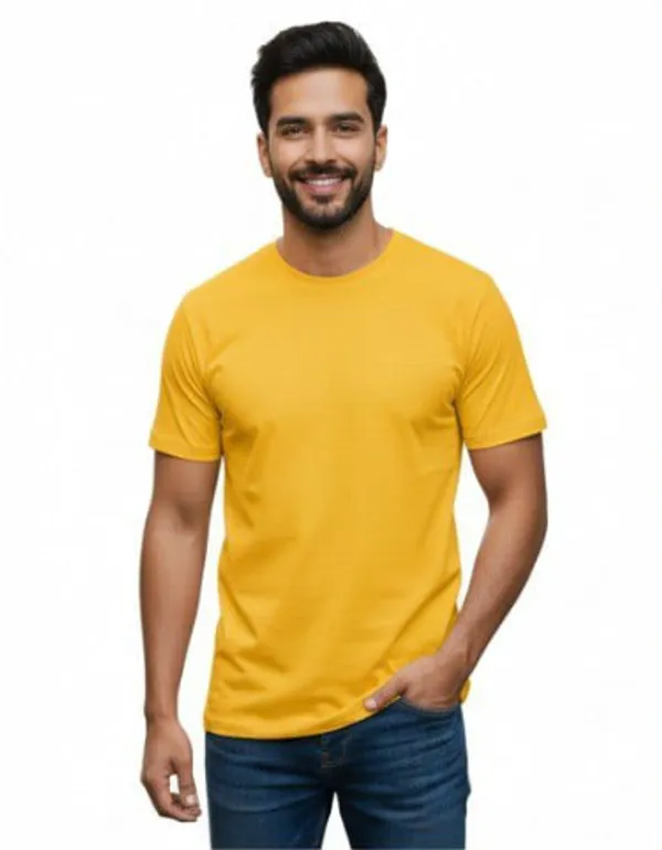 Yellow_Round_Neck_Half_T-Shirt_Pack_Of_2