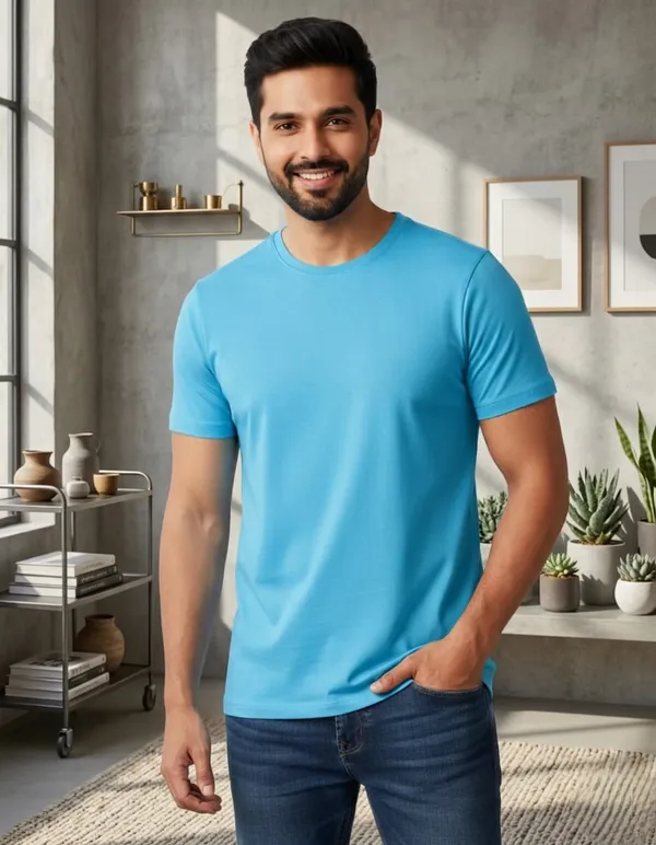 Sky_Round_Neck_Half_T-Shirt_Pack_Of_2