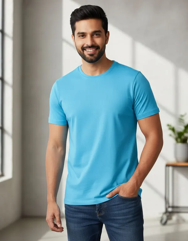 Sky_Round_Neck_Half_T-Shirt_Pack_Of_2