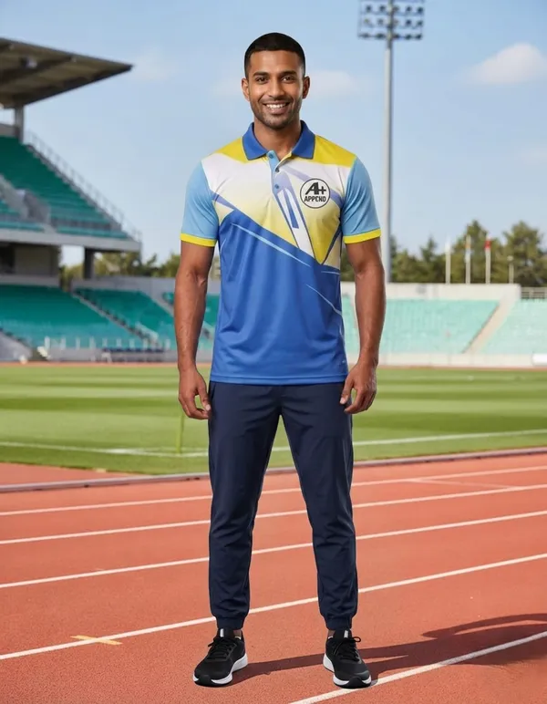 Blue_Sublimation_Collar_Half_T-Shirt
