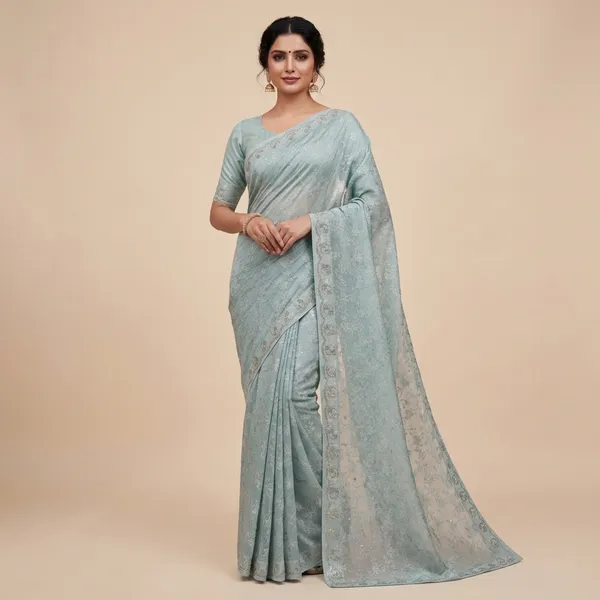 Sky_Blue_Chiffon_Premium_Fancy_Saree_For_Women