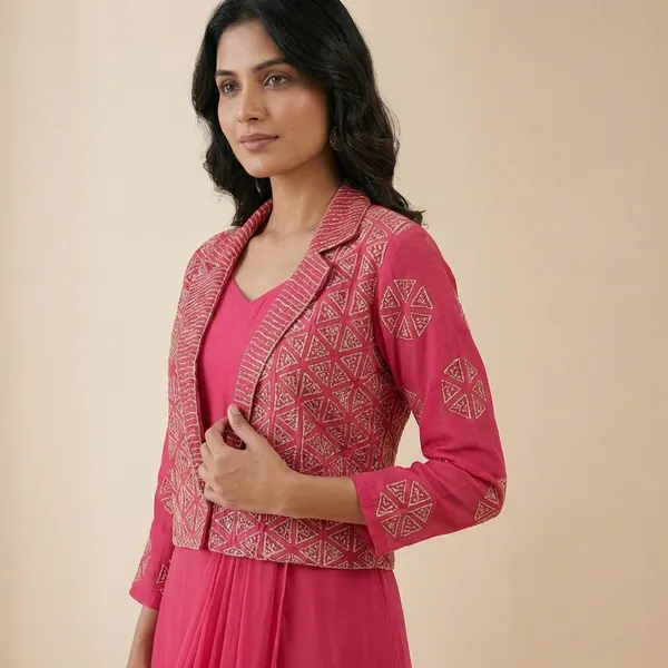 Rani_Solid_Chinon_Indo_Western_For_Women