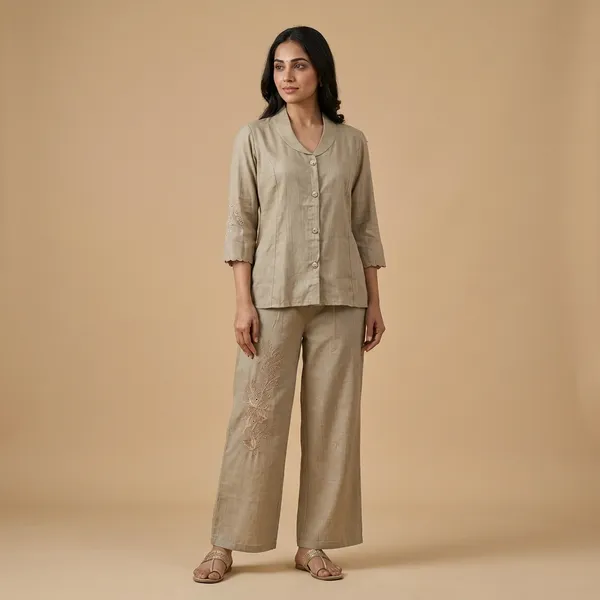 Grey_Solid_Cotton_Silk_Code_Set_For_Women