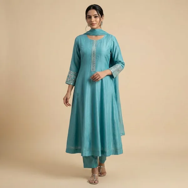Blue_Solid_Chinon_Anarkali_For_Women