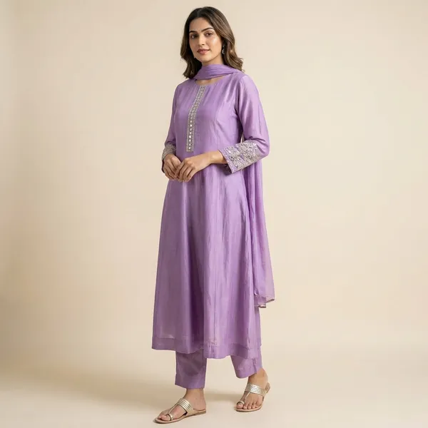 Lavender_Solid_Chinon_Anarkali_For_Women