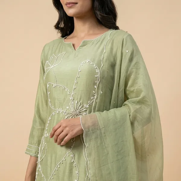 Green_Solid_Dola_3_Pc_Set_For_Women