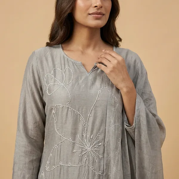 Grey_Solid_Dola_3_Pc_Set_For_Women