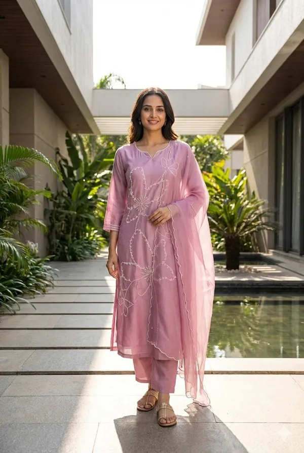 Pink_Solid_Dola_3_Pc_Set_For_Women