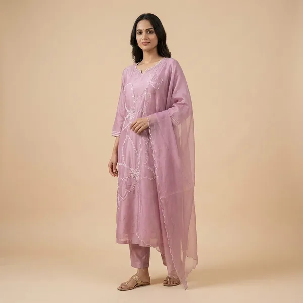 Pink_Solid_Dola_3_Pc_Set_For_Women