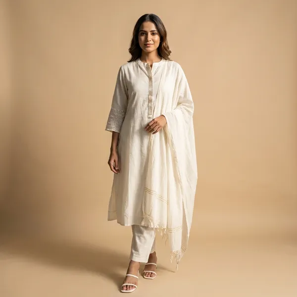 Off_White_Solid_Mul_Chanderi_3_Pc_Set_For_Women
