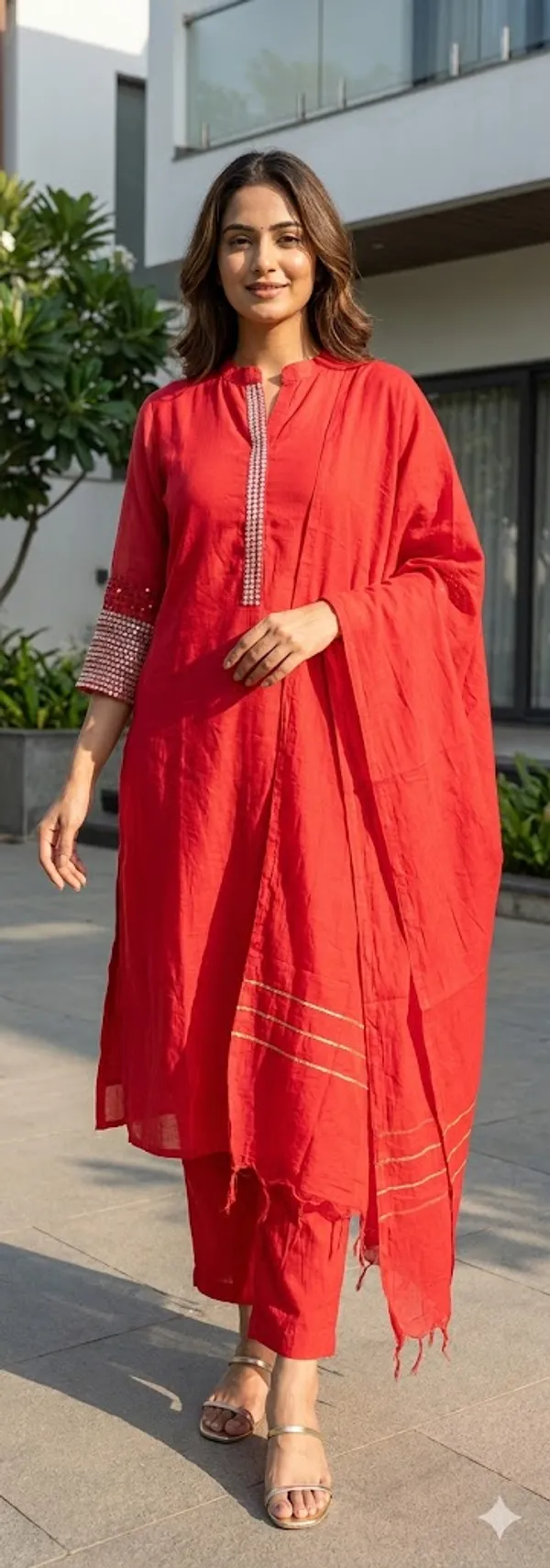 Rani_Solid_Mul_Chanderi_3_Pc_Set_For_Women