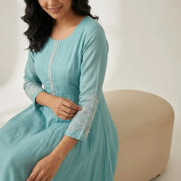 Sky_Blue_Solid_Tissue_Anarkali_For_Women