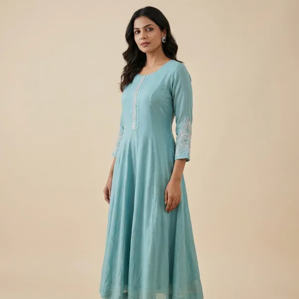 Sky_Blue_Solid_Tissue_Anarkali_For_Women