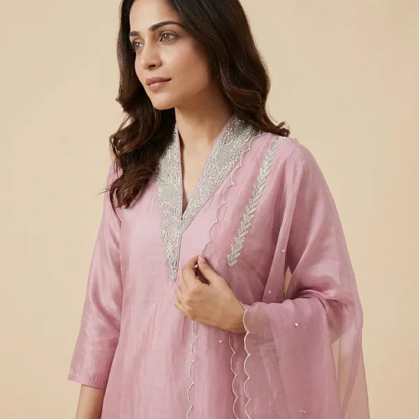 Lavender_Solid_Dola_3_Pc_Set_For_Women