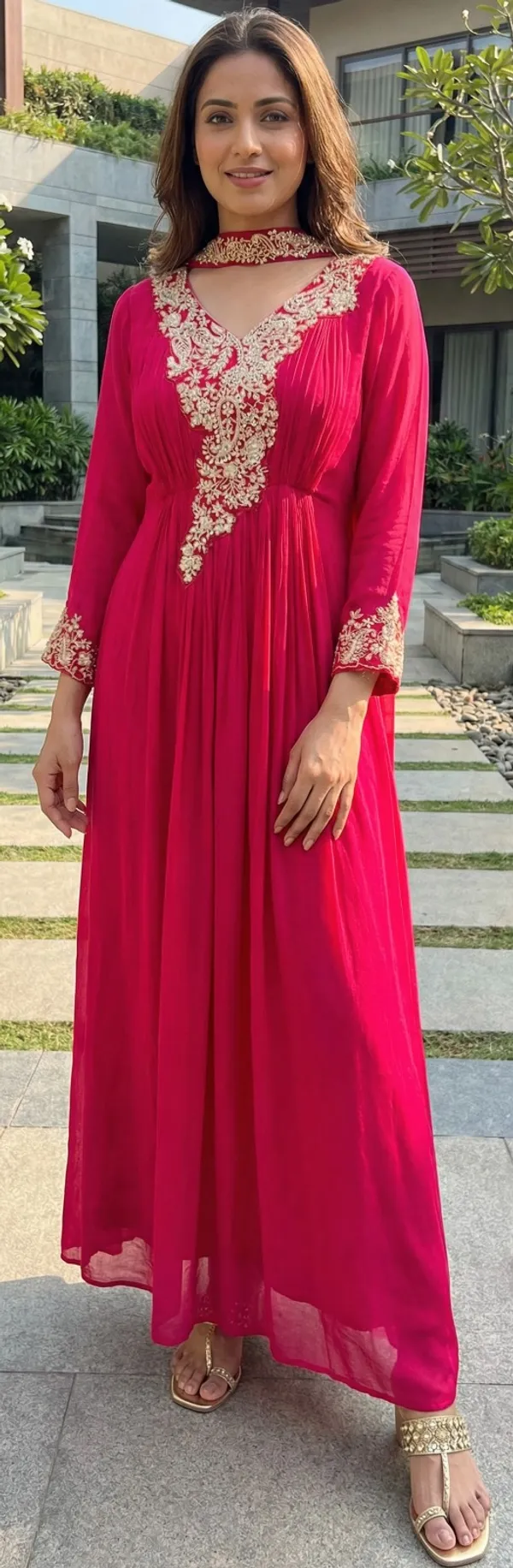 Rani_Solid_Chinon_Anarkali_For_Women