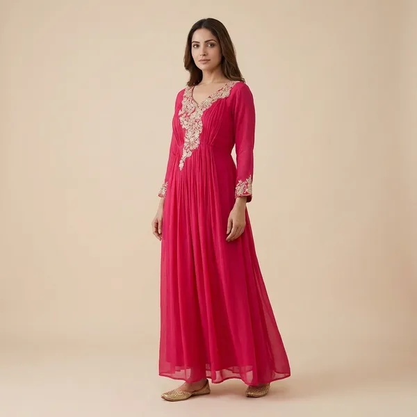 Rani_Solid_Chinon_Anarkali_For_Women